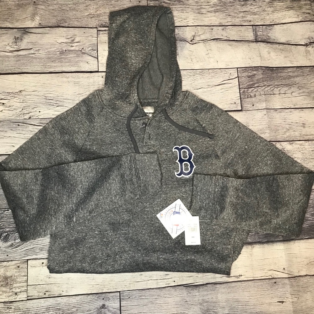 NWT Boston Red Sox Hoodie without a front pocket.